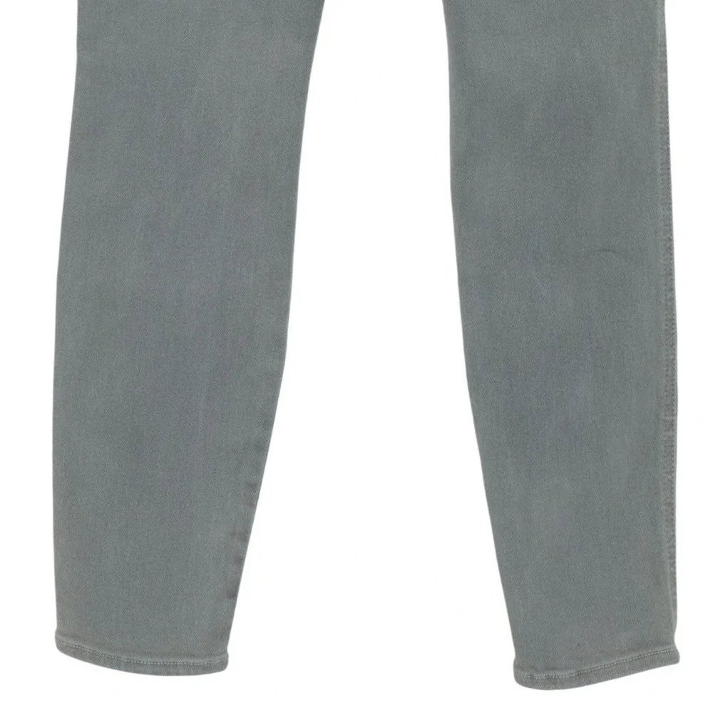 Mother The Swooner Exposed Snap Jeans Charcoal Skinny 27